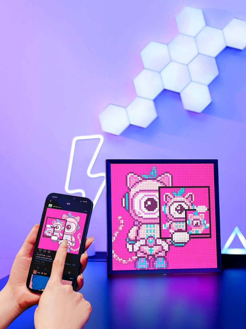 Divoom Pixoo-64 蓝牙智能像素显示板 - 数码小物 - 其他材质 