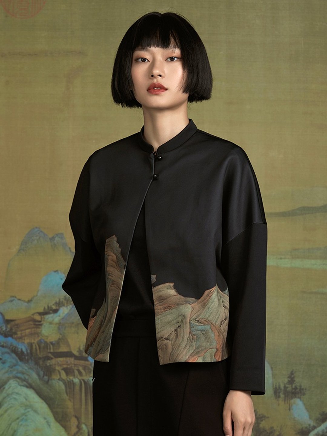 心隐/东方山水 短外套 新中式唐装 - 女装休闲/机能外套 - 聚酯纤维 多色