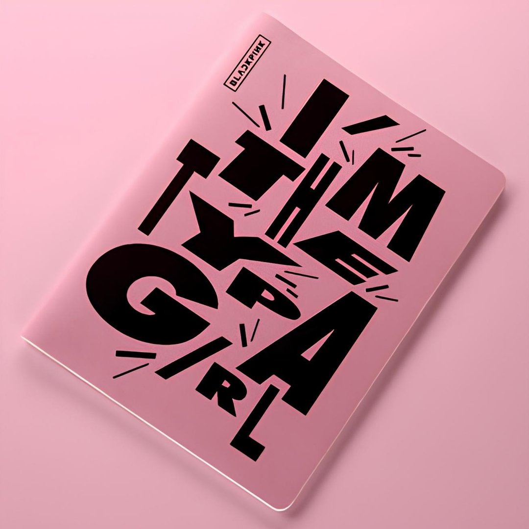 MOLESKINE X BLACKPINK 限量 XL 型轻便装笔记簿 - 笔记本/手帐 - 纸 黑色