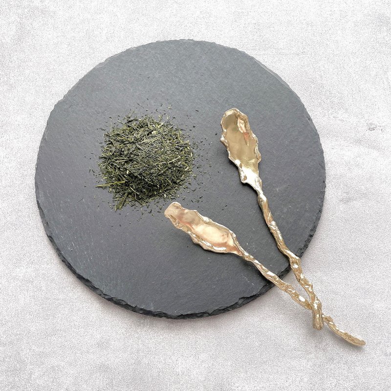 融化黄铜茶匙 - 餐刀/叉/匙组合 - 铜/黄铜 金色