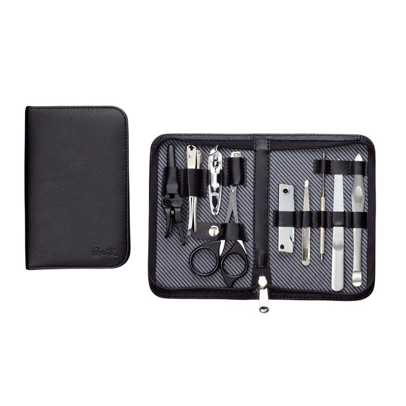 日本绿钟匠之技锻造钢修容9件组旅行随身包(G-3108) - 其他 - 不锈钢 