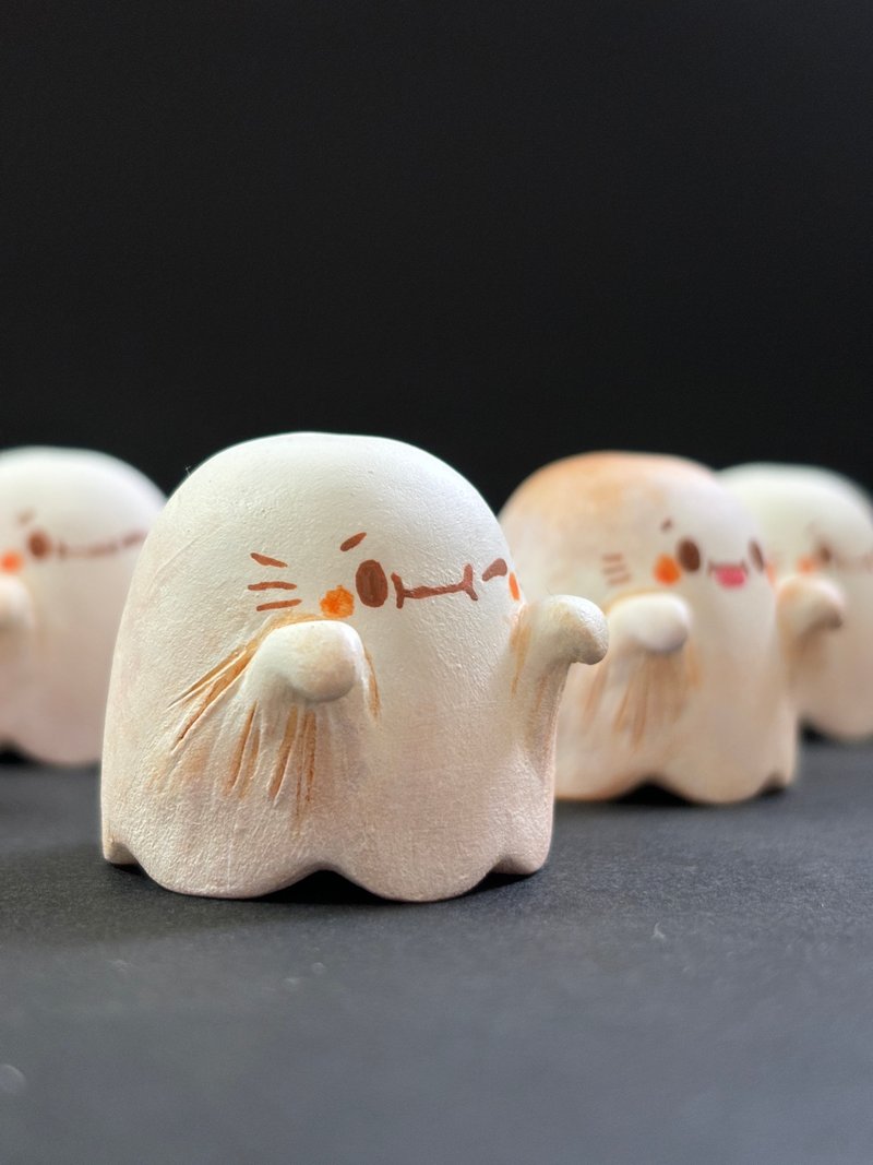 Hellog!鬼仔棉花糖/啾咪眼 - 玩偶/公仔 - 其他材质 白色