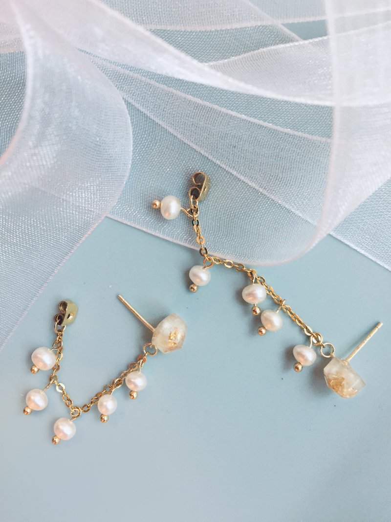 流星幻想系列-星星物语 耳饰\耳钉 - 耳环/耳夹 - 树脂 