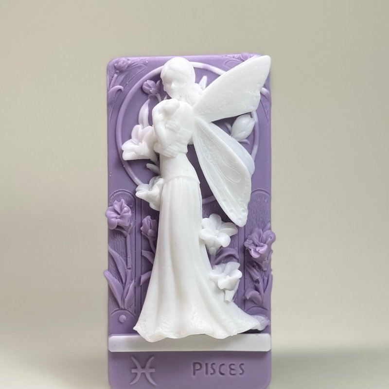花仙子香氛皂 12星座 双鱼座 手工皂 - 肥皂/手工皂 - 其他材质 白色