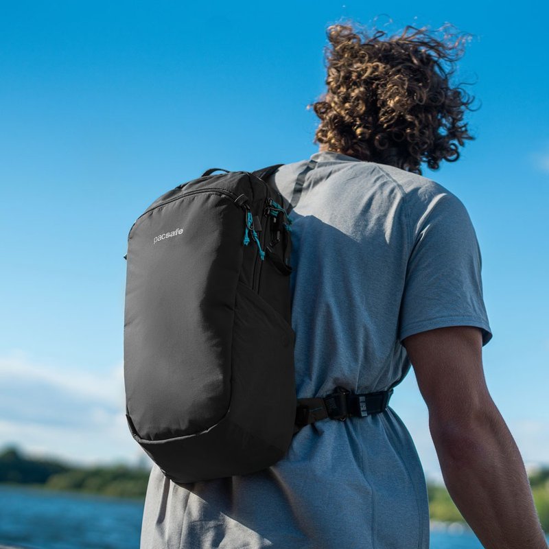 Pacsafe ECO 防盗包 斜背包 单肩包 12L 黑色 #41103 - 侧背包/斜挎包 - 环保材料 黑色