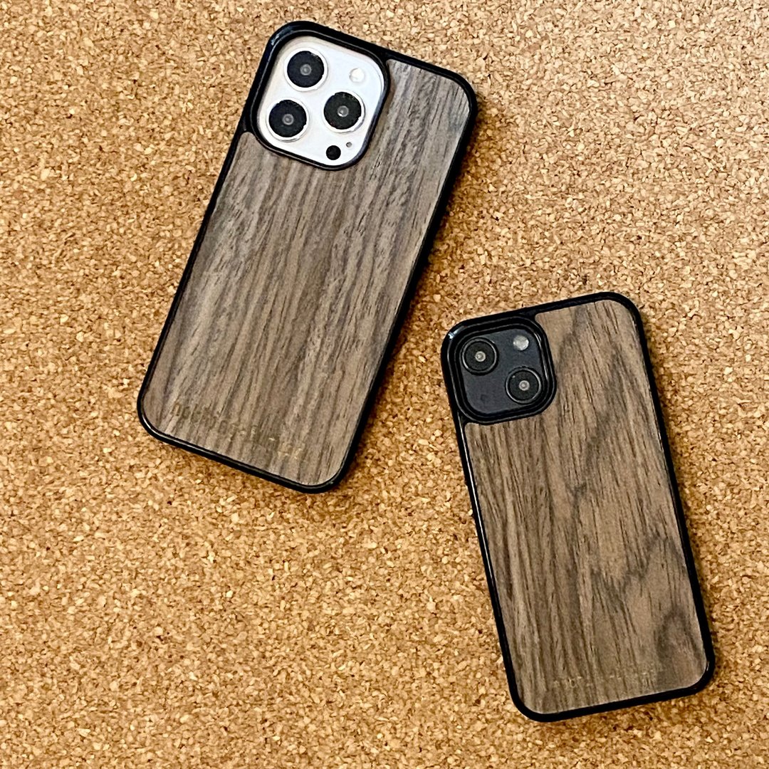 iPhone 13 min/ iPhone 13 / iPhone 13 Por / iPhone Por Max - 手机壳/手机套 - 木头 灰色