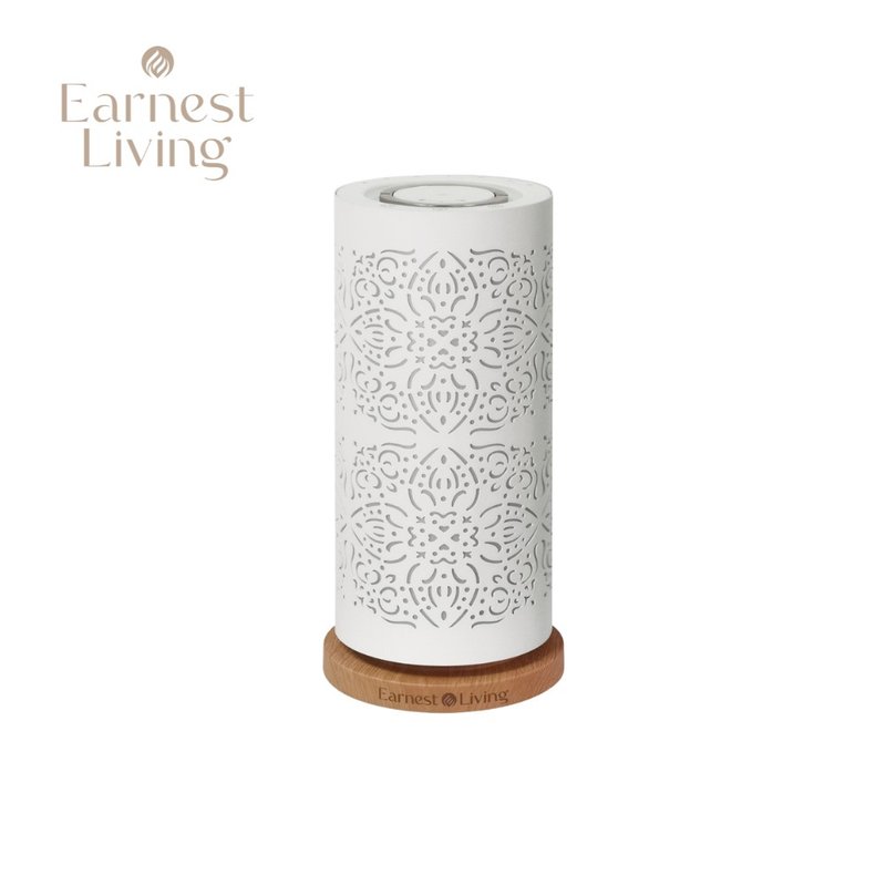【Earnest Living】五金外罩纯精油香薰机 水氧机 加湿器 扩香仪 - 香薰/精油/线香 - 其他金属 白色