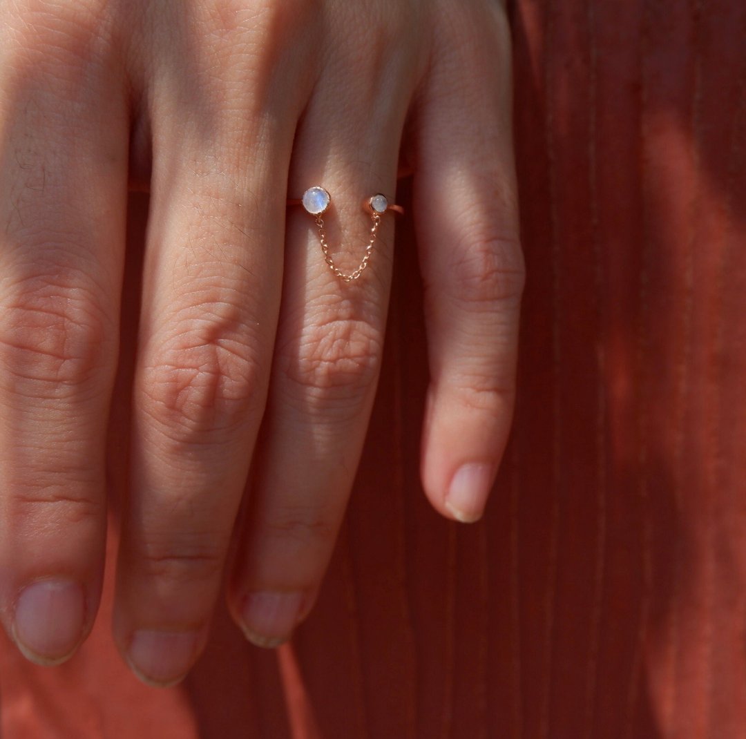 minim chain ring #minimchain #minimsignature R009 - 戒指 - 纯银 