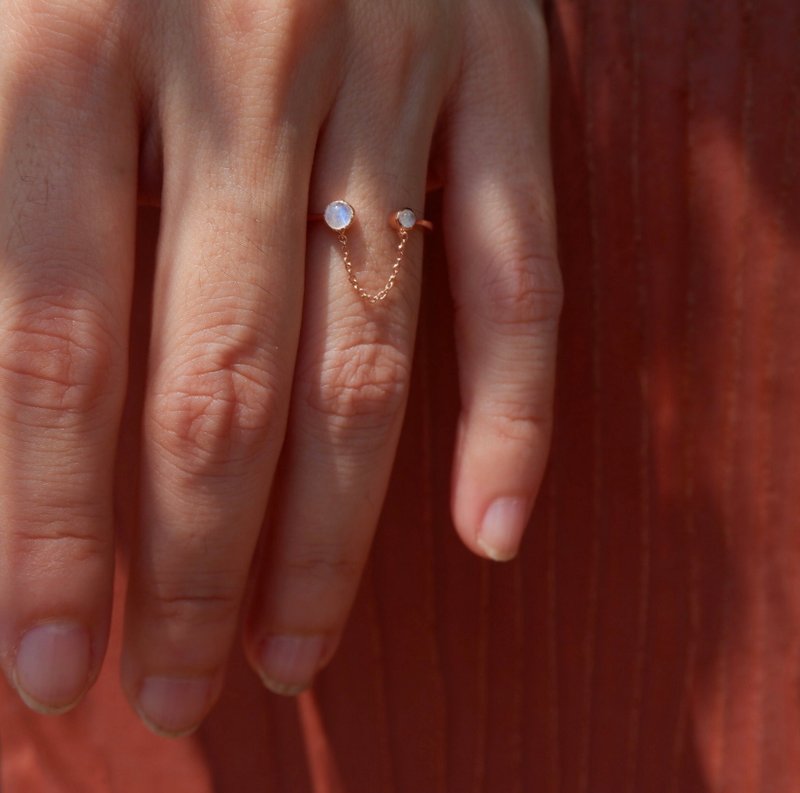 minim chain ring #minimchain #minimsignature R009 - 戒指 - 纯银 