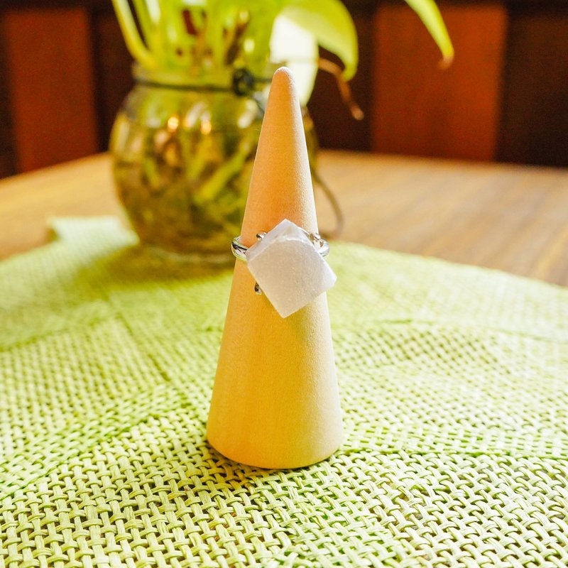 法式软糖A款 小颗粒晶矿晶簇||天然水晶戒指 - 戒指 - 水晶 多色