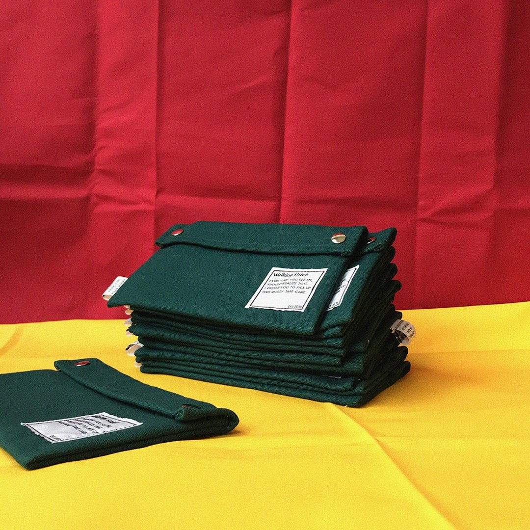 CLUTCH BAG HAWAII : GREEN - 其他 - 棉 绿色