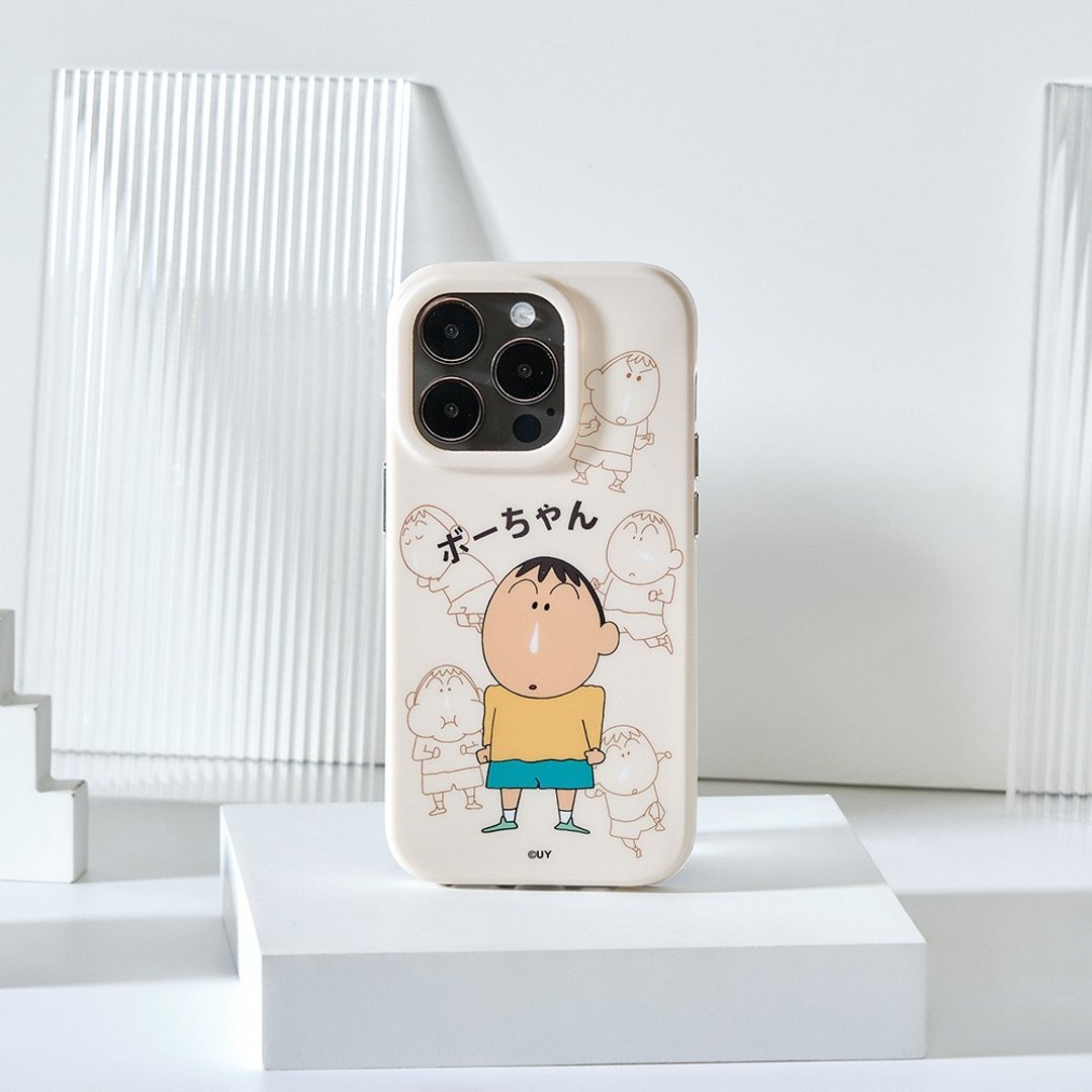 蜡笔小新阿呆防摔iPhone手机壳 - 手机壳/手机套 - 塑料 多色
