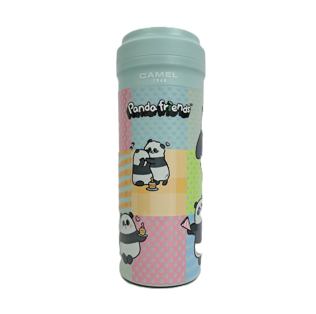 【海洋公园Panda Friends大熊猫】350毫升玻璃胆真空保温杯-A款 - 保温瓶/保温杯 - 其他材质 多色