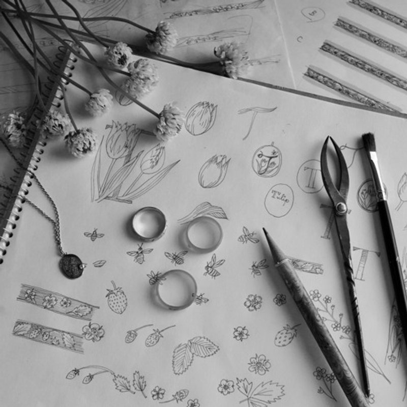 -选项- 戒指尺寸顺序 - 戒指 - 其他金属 