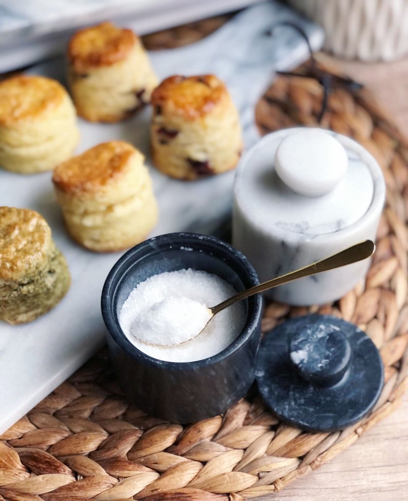 天然大理石调味罐/胡椒罐/盐罐/各式香料 - 调味罐/酱料瓶 - 石头 白色