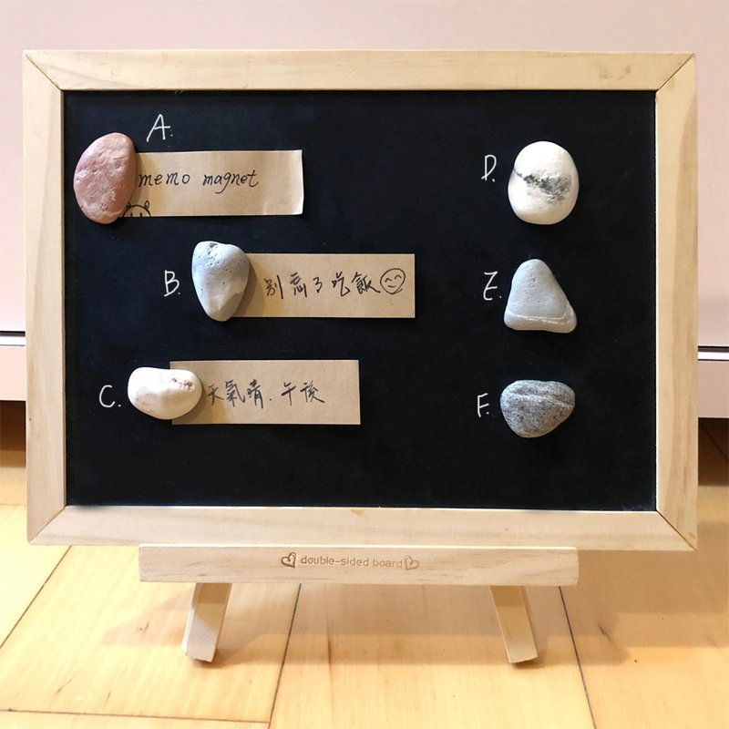 不老石│小石强力磁铁│仿石│独一无二│轻黏土#008 - 冰箱贴/磁贴 - 粘土 多色