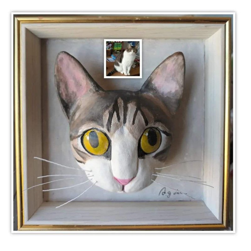 礼物/定制化/宠物/居家办公室疗愈/手工捏塑非模型 - 摆饰 - 粘土 