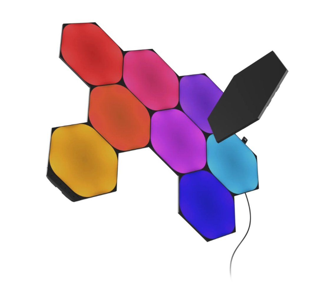 Nanoleaf Ultra Black Hexagons Starter Kit 型格黑色六角形智能 - 灯具/灯饰 - 塑料 