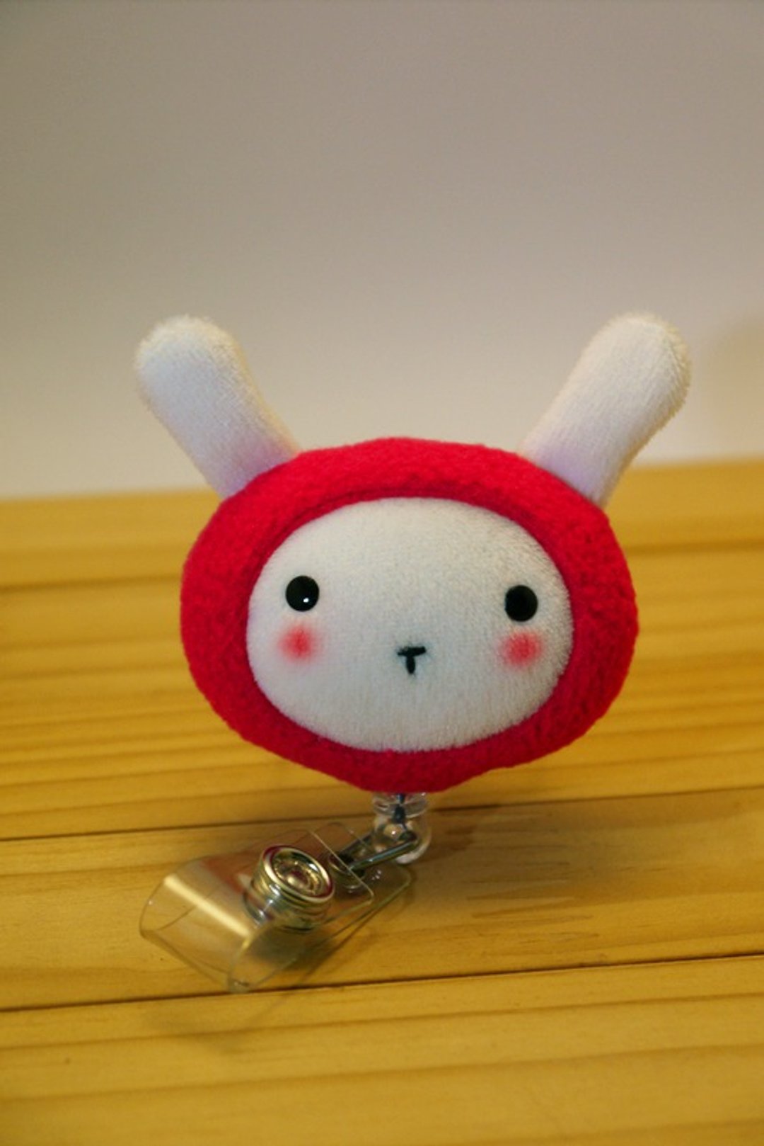 Bucute小红兔~夹式伸缩夹/护理人员专用/生日礼物 首选/独家发售  - 证件套/卡套 - 聚酯纤维 红色