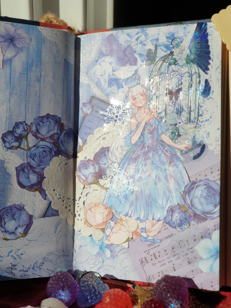 雪花华尔滋 INS - 贴纸 - 纸 