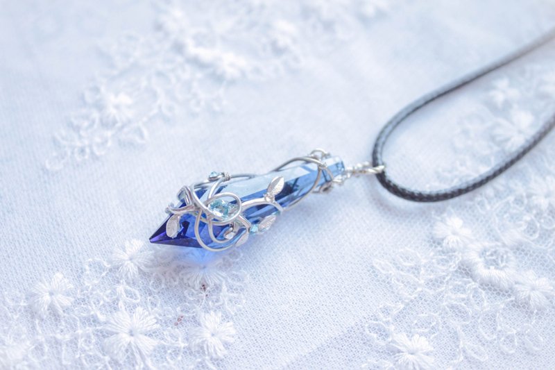 *弥露娜物语* 魔力结晶 水晶项链-限量品 - 项链 - 其他金属 蓝色