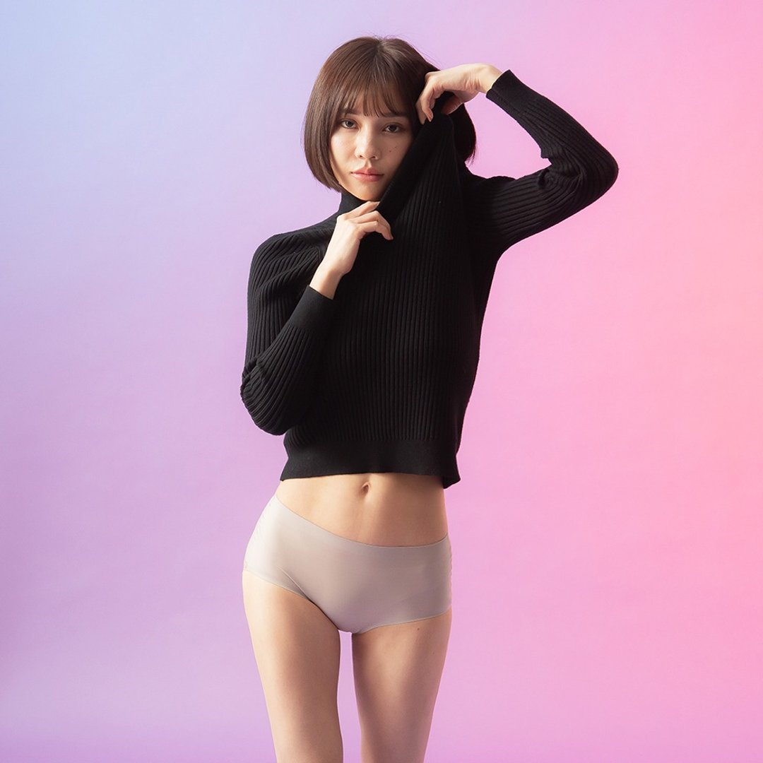 【FOOTER】极裸感无痕内裤-奶茶(女内/M-XL) - 女士内衣裤 - 其他人造纤维 卡其色