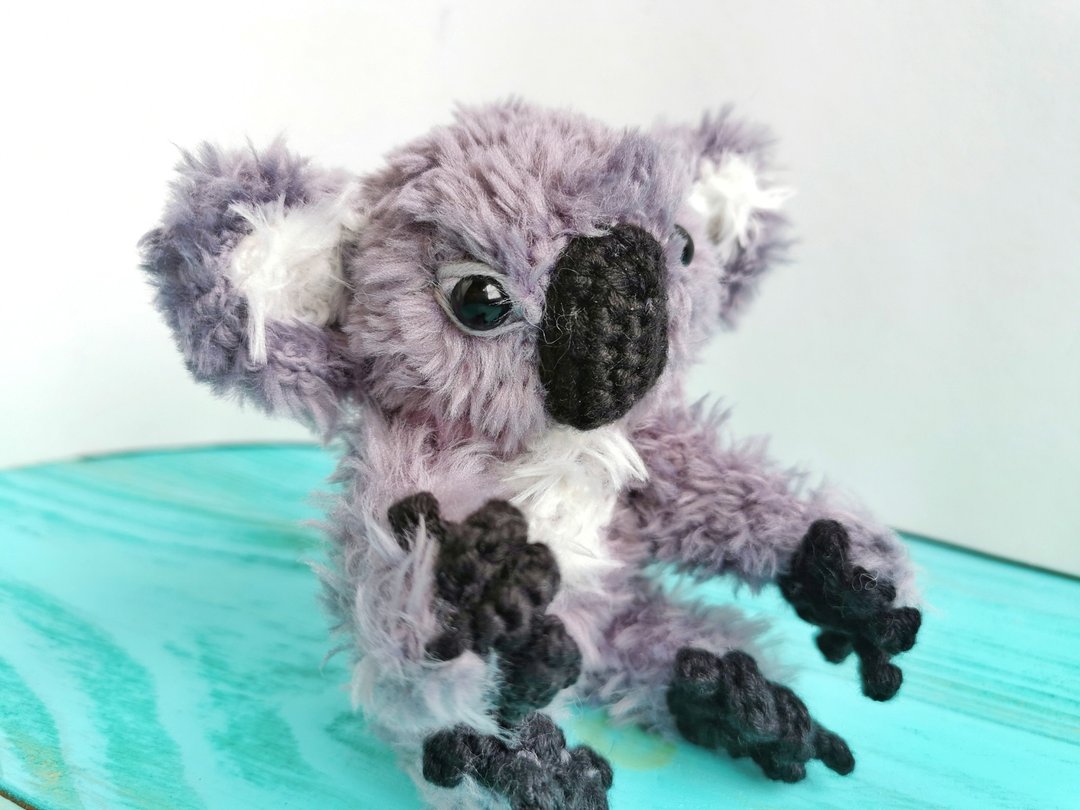 Baby Coala car charm - 钥匙链/钥匙包 - 其他材质 灰色