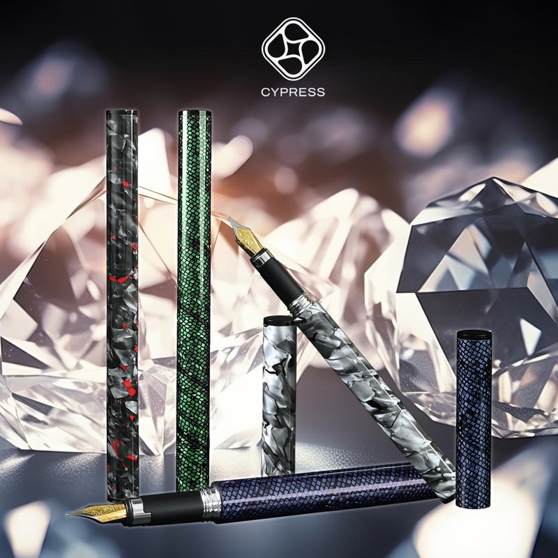 CYPRESS【复古情怀】独家设计 优雅修长 复古典雅 - 钢笔 - 其他材质 多色