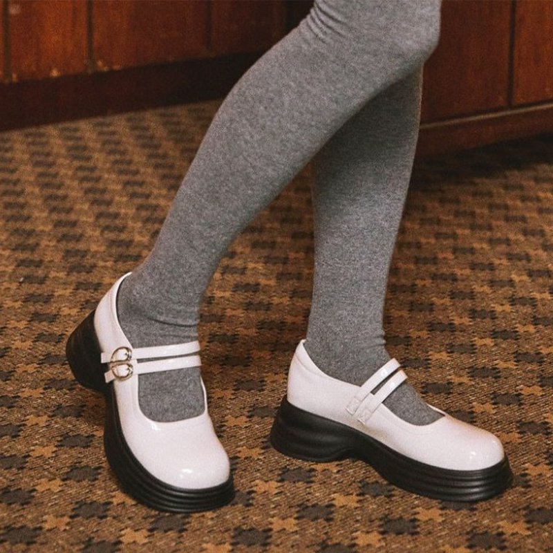 預購 SPUR Odree MaryJane Flatform Loafer 厚底樂福鞋 UA9024IV - 其他女款皮鞋 - 其他材质 