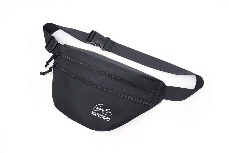 经典随身小包 Culture联乘帆布包 Explorer 限量联名轻量化腰包 - 侧背包/斜挎包 - 防水材质 黑色