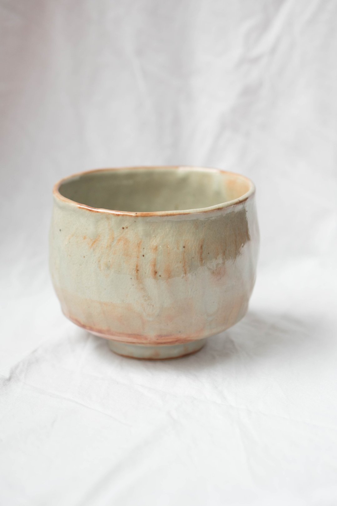 鱼池釉白瓷茶碗 | 水方 | 水洗 | 抹茶碗 - 茶具/茶杯 - 瓷 