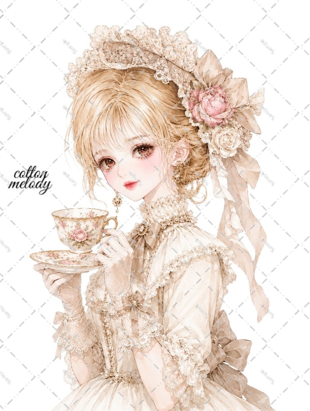 原创贴纸 No.9057 人物贴纸 原创贴纸 人物贴纸 女孩贴纸 原创人物贴纸 - 贴纸 - 纸 