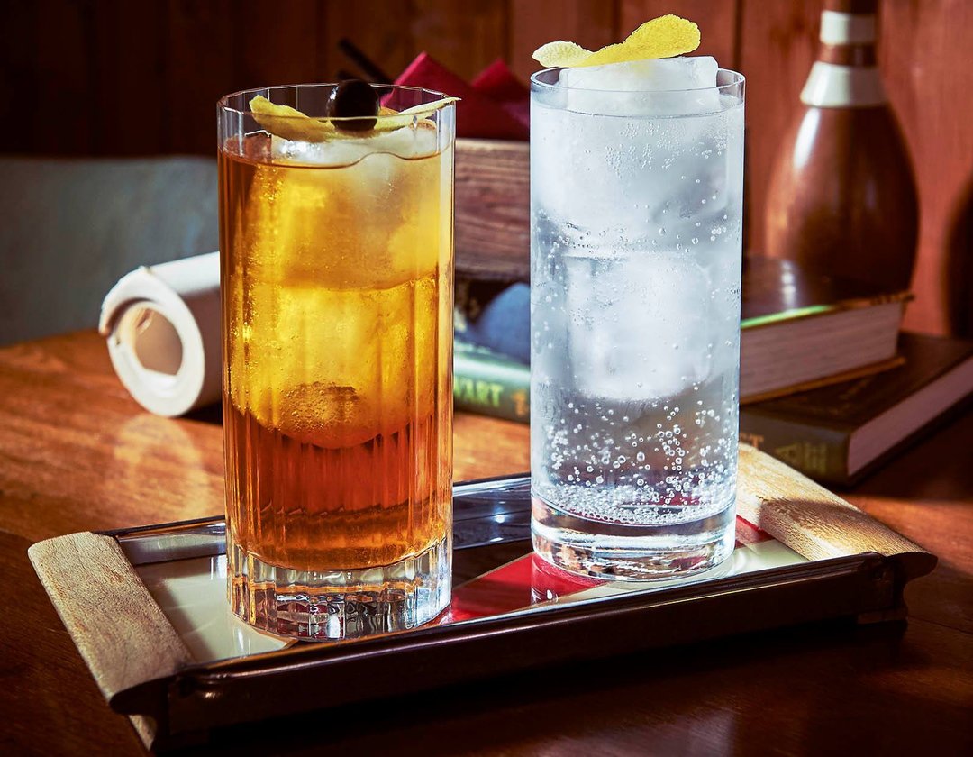 意大利Luigi Bormioli 直线条酒杯 高球杯 - 酒杯/酒器 - 玻璃 白色