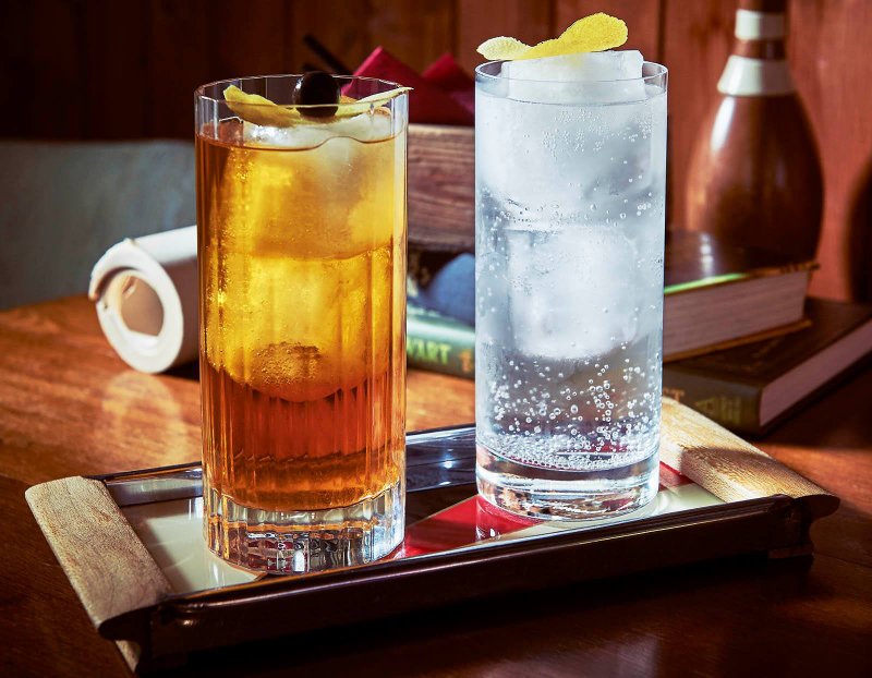 意大利Luigi Bormioli 直线条酒杯 高球杯 - 酒杯/酒器 - 玻璃 白色