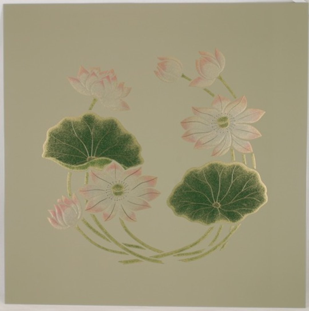 Pinkoi 代购 -  漆天花板画山鸠莲花 - 其他 - 木头 