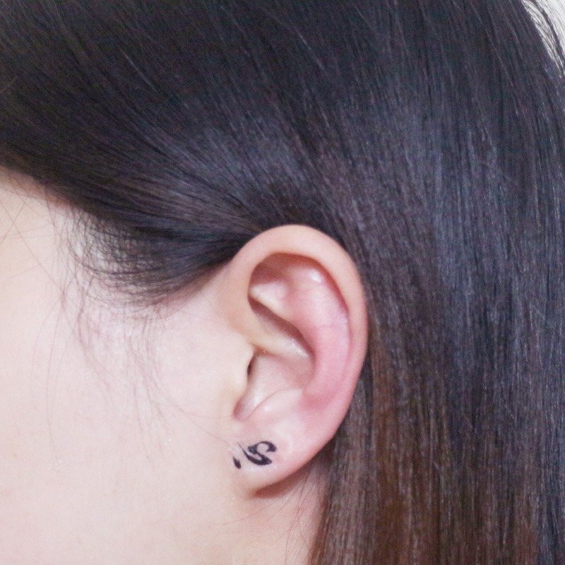 【异想】遇事不要慌~先让子弹飞一会【伪】耳环/耳饰2.0 - 耳环/耳夹 - 其他材质 黑色