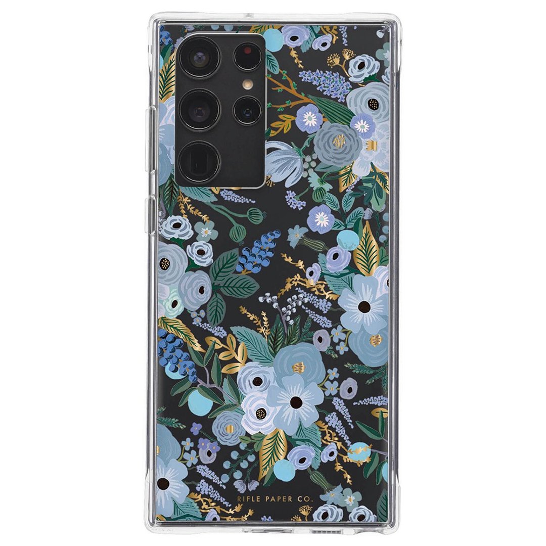 Rifle Paper - Garden Party Blue 手机壳 - Galaxy S22 Ultra - 手机壳/手机套 - 塑料 蓝色