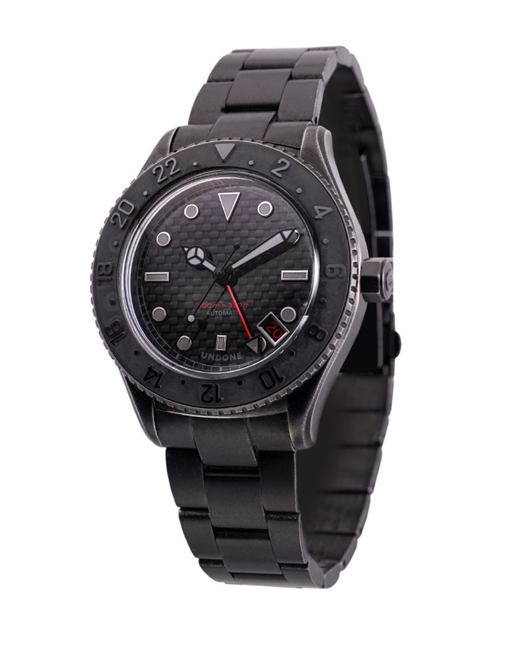Basecamp Stealth Steel JP  GMT 功能自动机械手表 #BCP-CLB-STS - 男表/中性表 - 其他金属 黑色