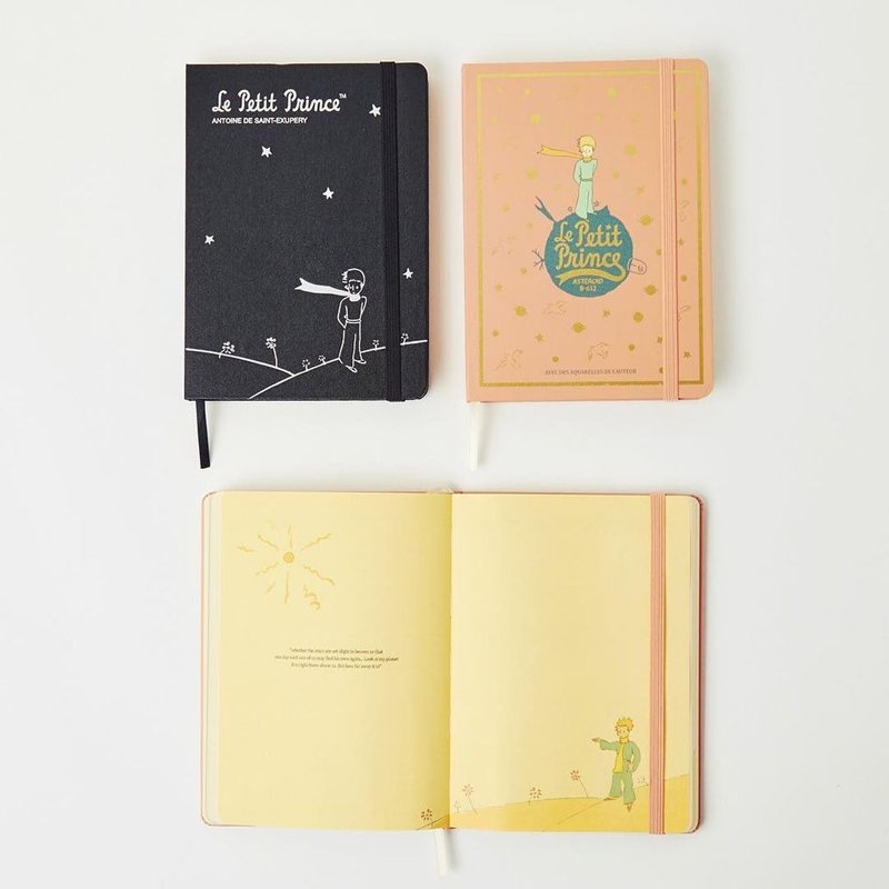 小王子绑带万年历V.26周志-沙漠夜空,7321-82368 - 笔记本/手帐 - 纸 黑色