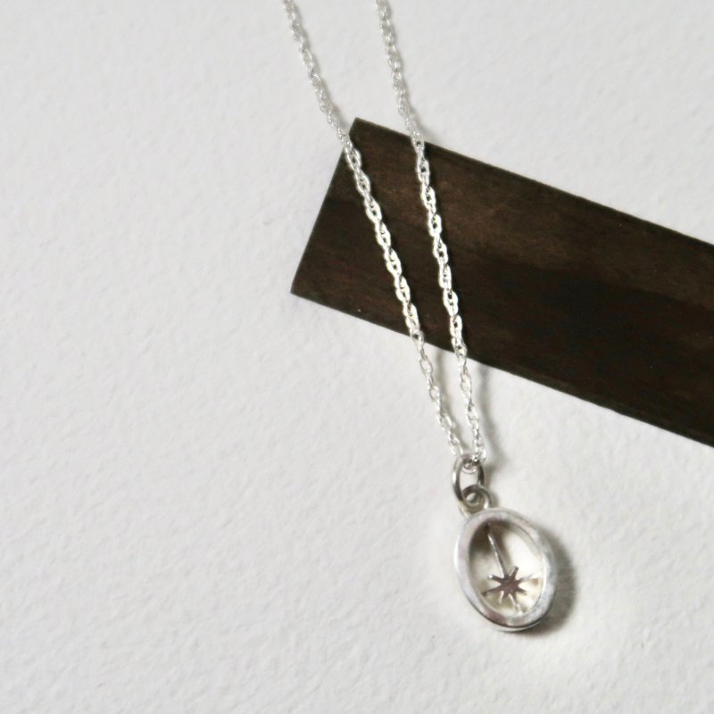 || chun x chun || × stained glass × 925纯银流星项链 - 项链 - 纯银 银色