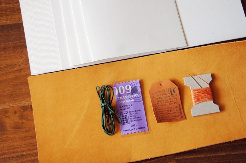 【缝一本书 • 手缝书】 材料包/古书缝法/含工具及图解教学 - 编织/刺绣/羊毛毡/裁缝 - 纸 