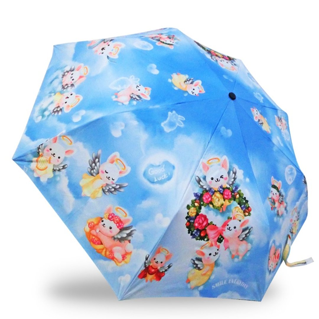 晴雨折叠伞-天空兔 - 雨伞/雨衣 - 聚酯纤维 蓝色
