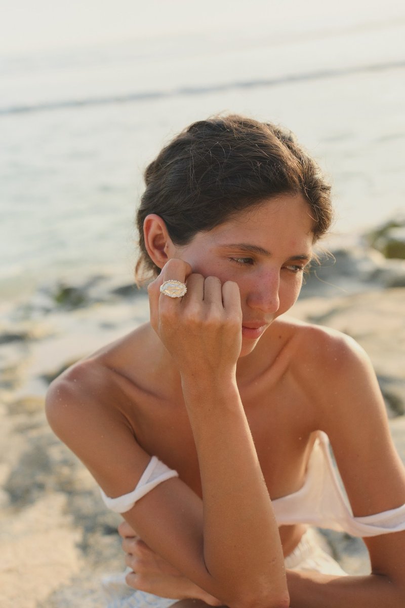 Ocean ring - 戒指 - 纯银 