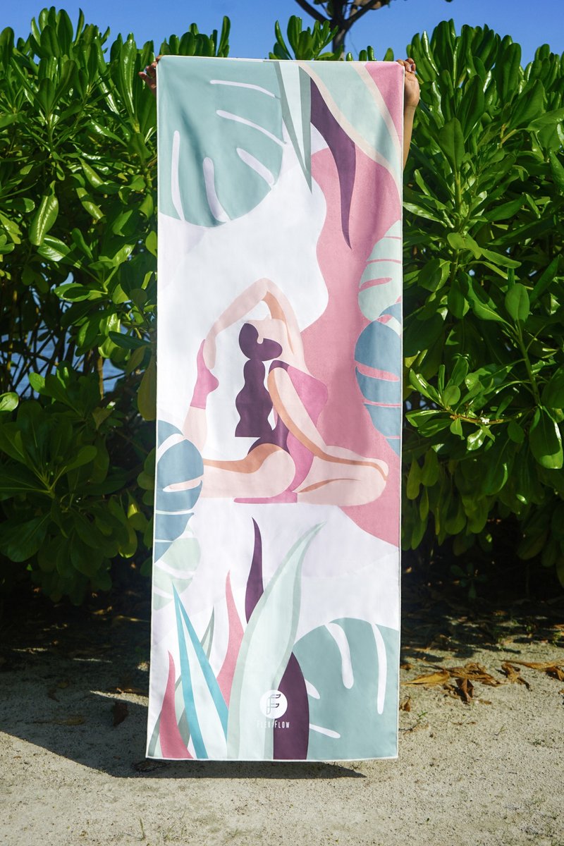 【FlexiFlow】Pigeon鸽子式 多用途瑜伽铺巾 - 瑜珈垫 - 环保材料 