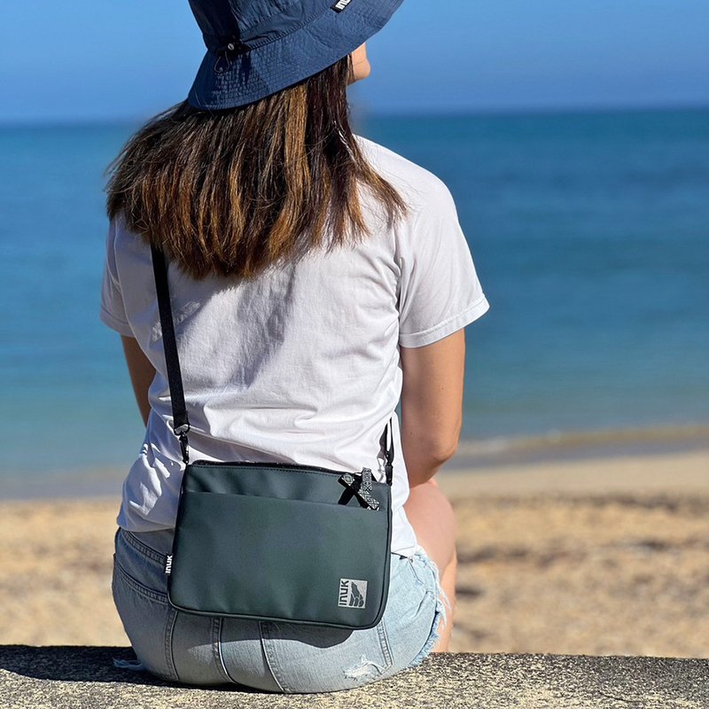 全境防水 加大版触屏手机包  LONG WALLET_PLUS 森林绿 1.2L - 侧背包/斜挎包 - 聚酯纤维 绿色