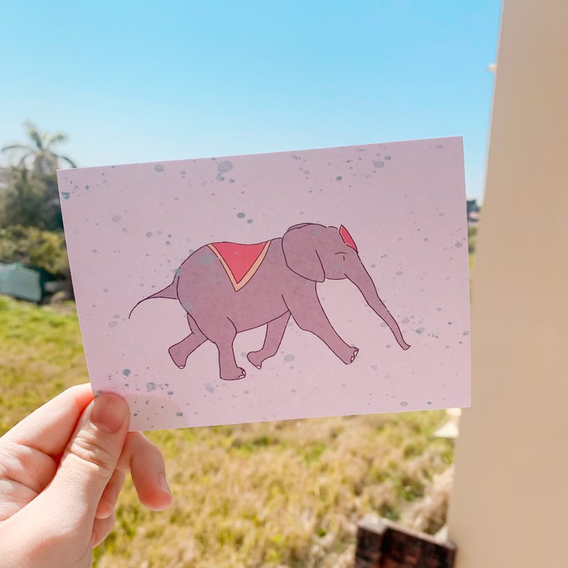 BE KIND of Elephant / 明信片 - 卡片/明信片 - 纸 