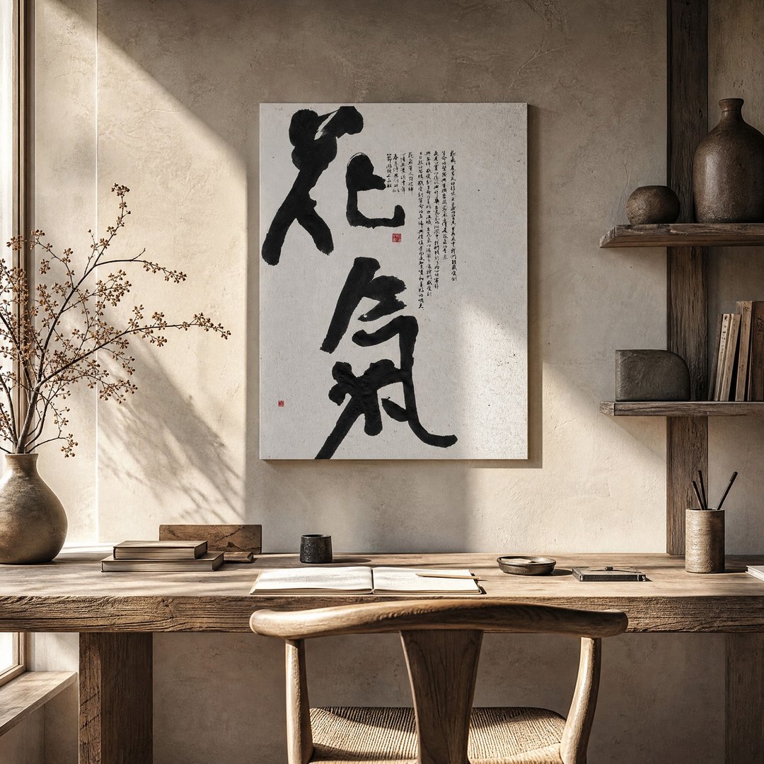 6080 书法 - 无框画 | 乔迁礼物 | 开店 | 民宿布置 | 装饰画 - 海报/装饰画/版画 - 其他材质 黑色