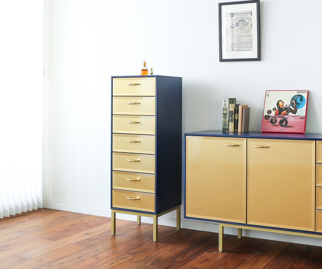 旭川家具 Create Furniture CB斗柜 400 - 衣柜/鞋柜 - 木头 金色