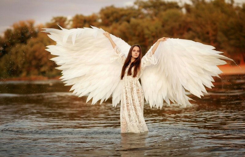 Angel wings, White wings, angel wings costume, wings dance, wedding wings, wings - 其他 - 防水材质 白色