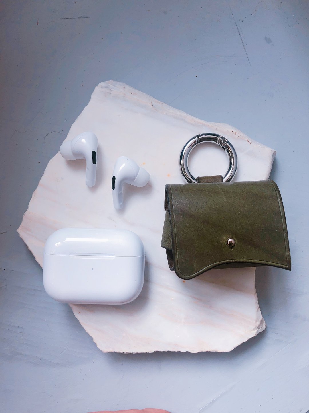 AirPods pro皮革保护套 - 耳机 - 真皮 黑色